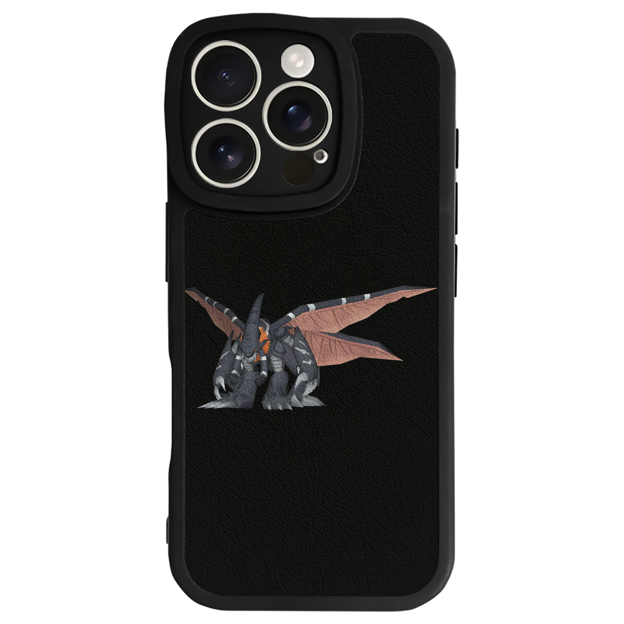 （画像用） Digimon デジタルモンスター/デジモン 【iPhone 16シリーズ対応】シリコンスマホケース（レザー調） 材質：シリコン